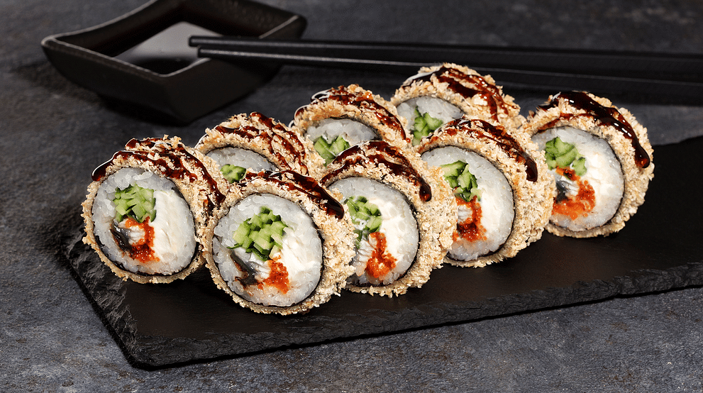 Темпура рол з вугрем меню Sushi Master